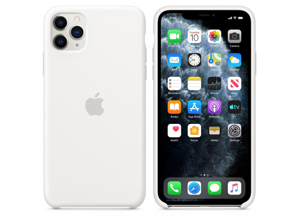 Калъф Apple iPhone 11 Pro Max Silicone Case - White 2562_11.jpg