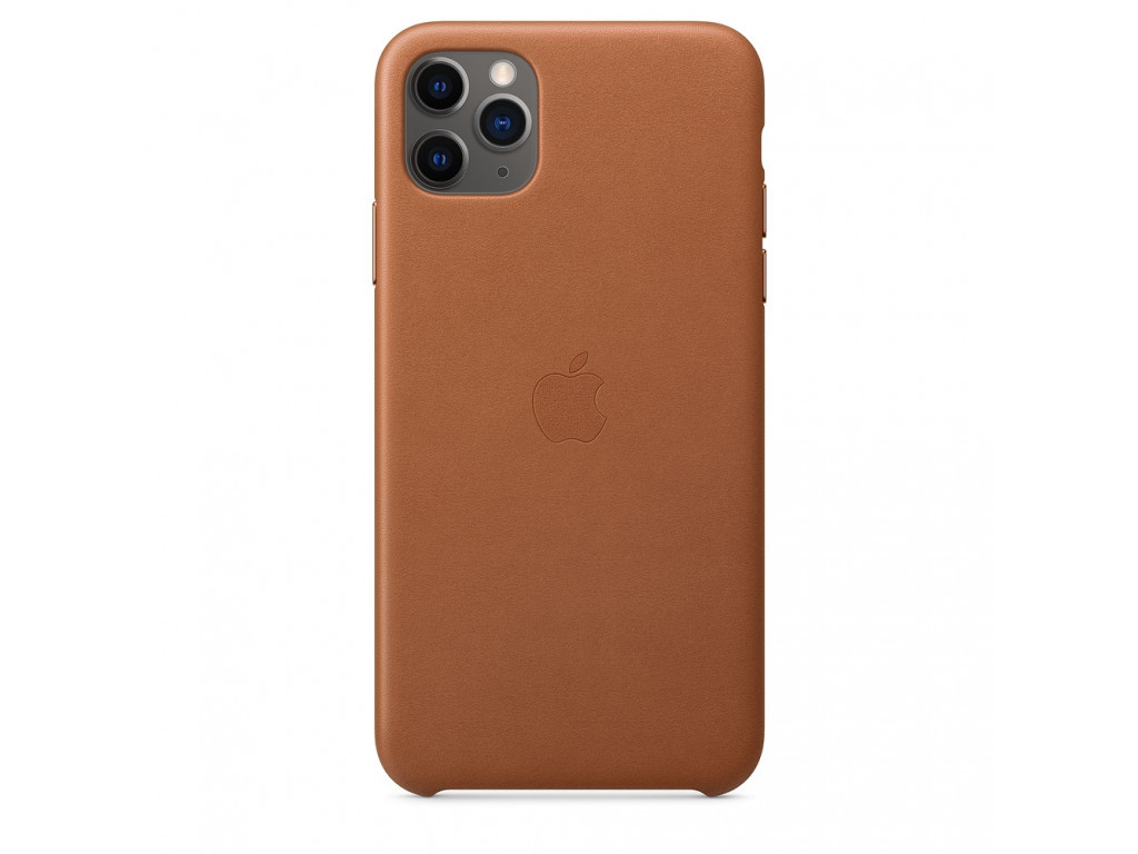 Калъф Apple iPhone 11 Pro Max Leather Case - Saddle Brown 2565.jpg