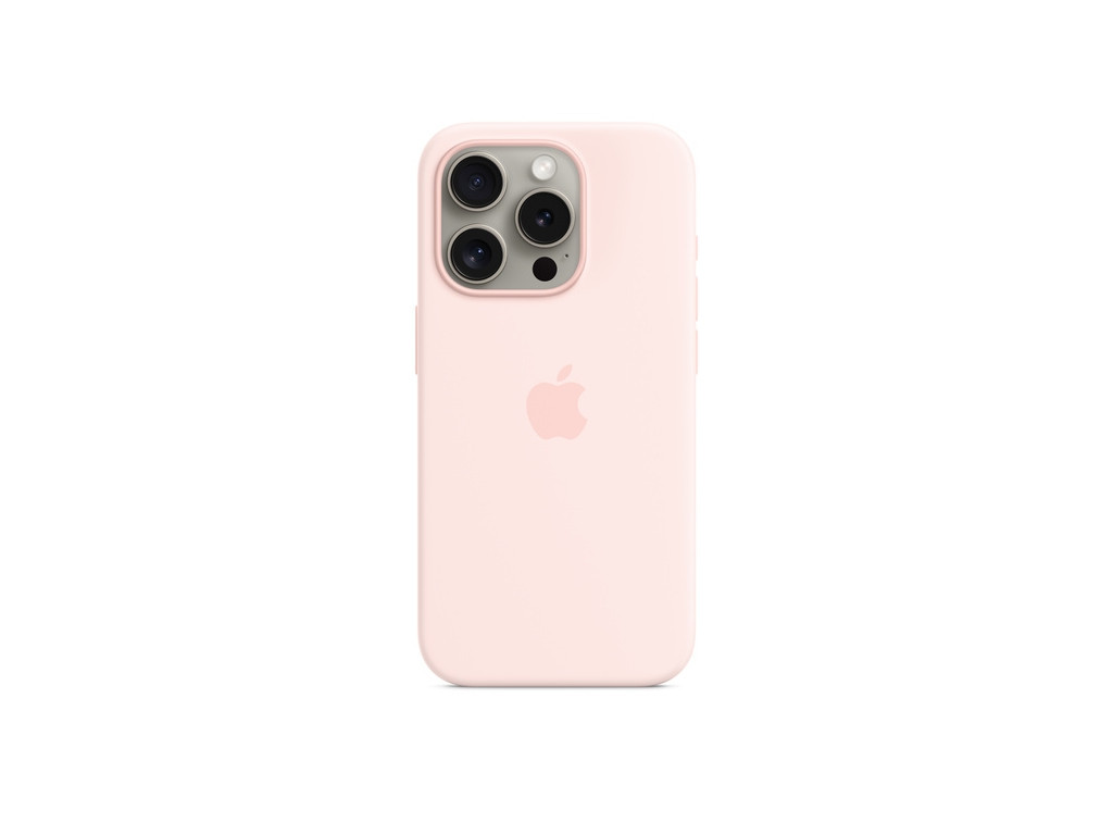 Калъф Apple iPhone 15 Pro Silicone Case with MagSafe - Light Pink 25675.jpg