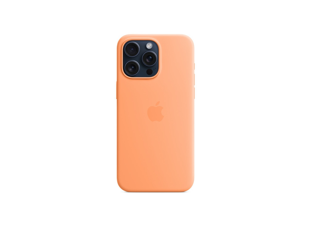 Калъф Apple iPhone 15 Pro Max Silicone Case with MagSafe - Orange Sorbet 25678_1.jpg