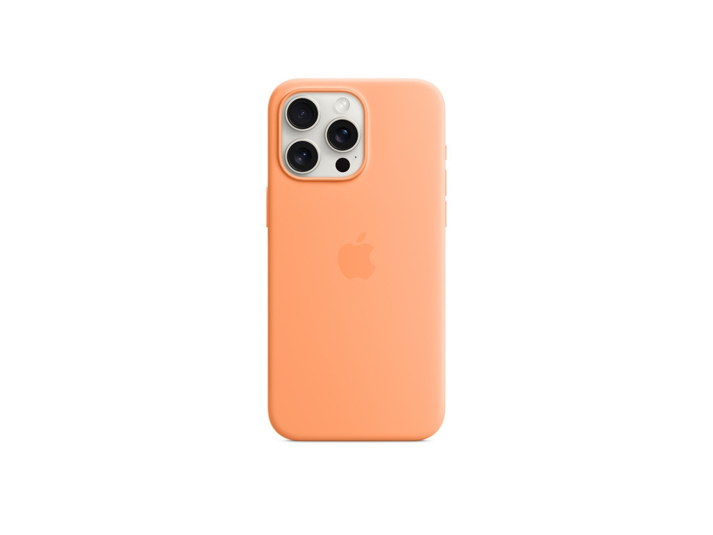 Калъф Apple iPhone 15 Pro Max Silicone Case with MagSafe - Orange Sorbet 25678_2.jpg