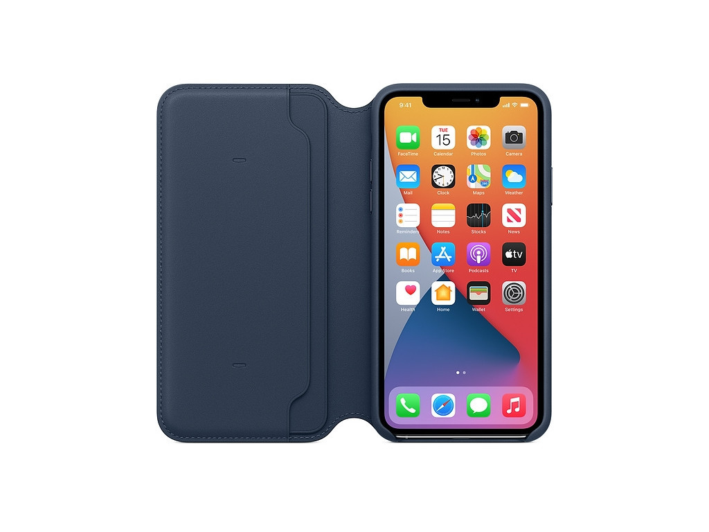 Калъф Apple iPhone 11 Pro Max Leather Folio - Deep Sea Blue (Seasonal Spring2020) 2567_11.jpg