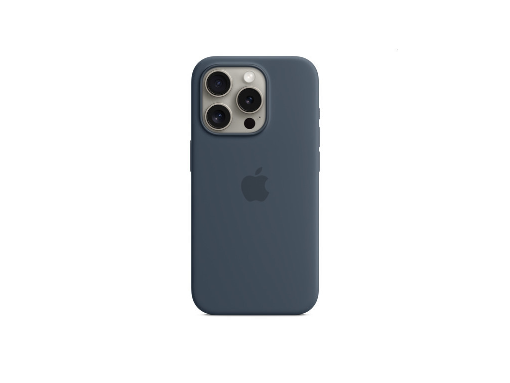 Калъф Apple iPhone 15 Pro Silicone Case with MagSafe - Storm Blue 25693.jpg