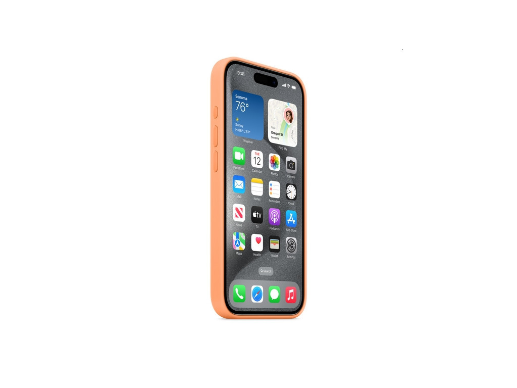 Калъф Apple iPhone 15 Pro Silicone Case with MagSafe - Orange Sorbet 25706_4.jpg