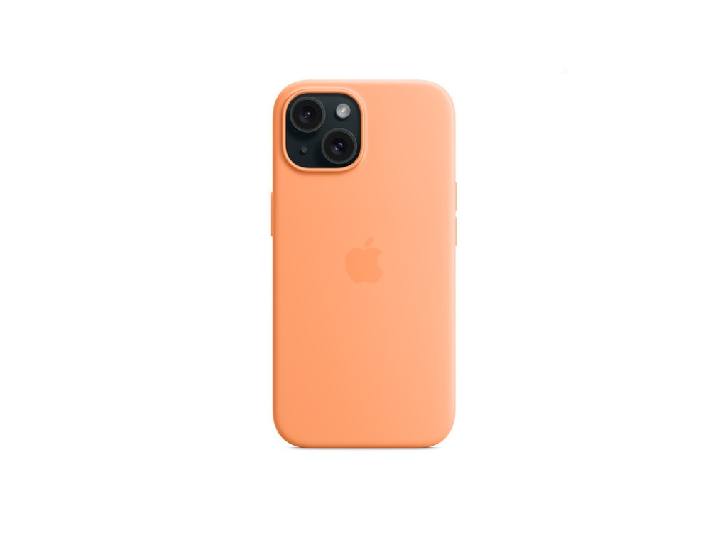 Калъф Apple iPhone 15 Silicone Case with MagSafe - Orange Sorbet 25718_4.jpg