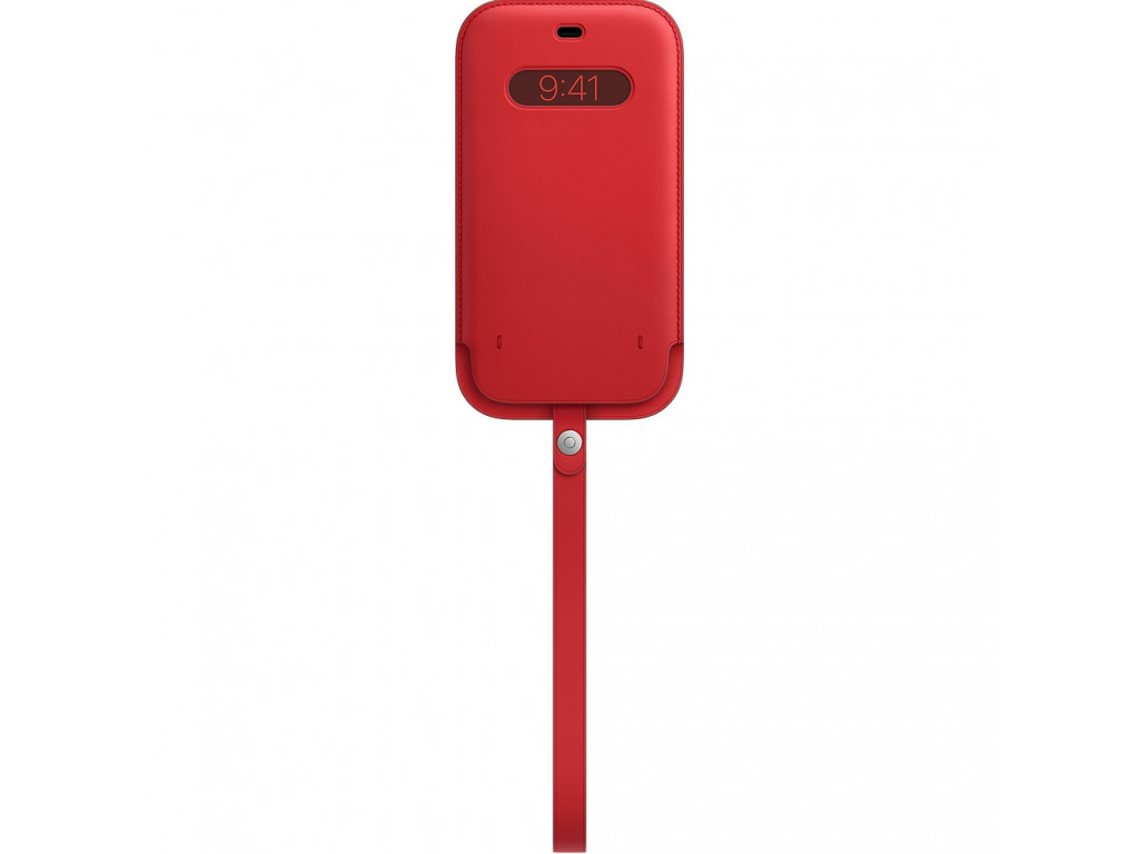 Калъф Apple iPhone 12 Pro Max Leather Sleeve with MagSafe - (PRODUCT)RED 2604_12.jpg