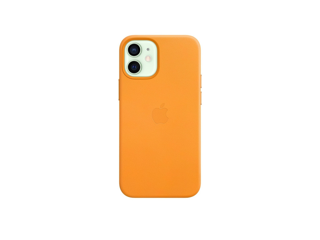 Калъф Apple iPhone 12 mini Leather Case with MagSafe - California Poppy (Seasonal Fall 2020) 2617_1.jpg