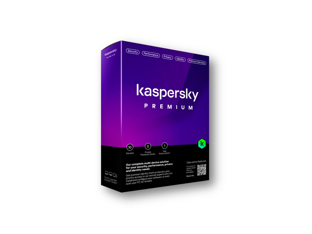 Лиценз за ползване на програмен продукт Kaspersky Premium + Customer Support Eastern Europe  Edition. 1-Device 2 year Base Download Pack 26800.jpg