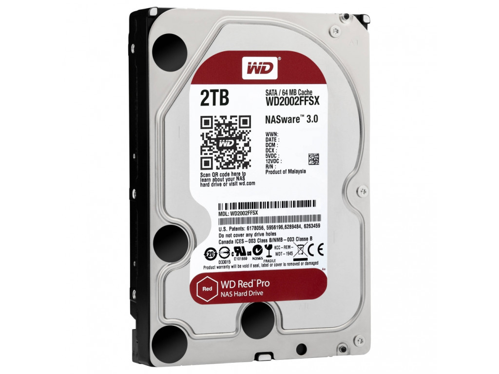 Твърд диск Western Digital Red Pro NAS  2 TB - SATA 6Gb/s 7200 rpm 64MB 15172.jpg