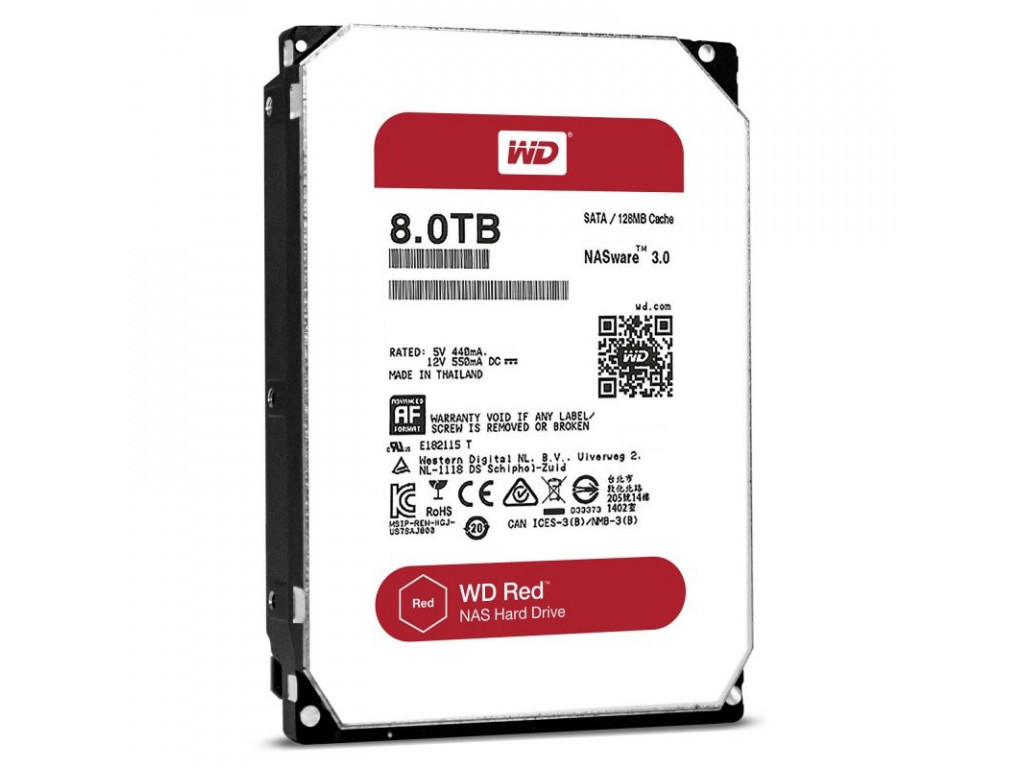 Твърд диск Western Digital Red 3.5" 8TB 128MB 5400rpm SATA 3  15192.jpg