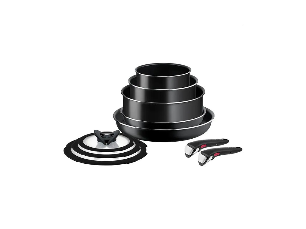 Комплект тигани и тенджери Tefal L1539053 Easy Cook & Clean 10pcs set : FP24/28 + SCP 16/20 with lids + sautepan 24 with lid  + 2 handles 19211.jpg