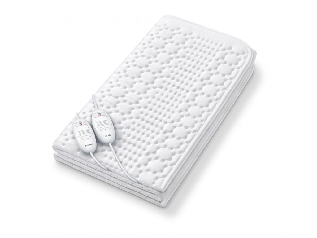 Термоподложка Beurer TS 26 XXL heated underblanket for double bed; Breathable; 2 controllers for 2 individual heat zones; 2 zones with 3 temperature settings each; Illuminated temperature settings; Removable switch; Washable on 30°; Oko-Tex 100; BSS; 150(L)x140(W) cm 21533_6.jpg