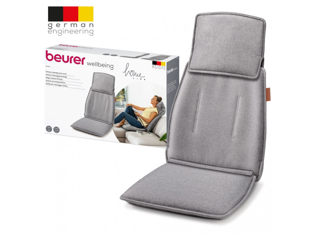 Масажор Beurer MG 330 Shiatsu massage seat cover grey - 4-head massage system 27417_6.jpg