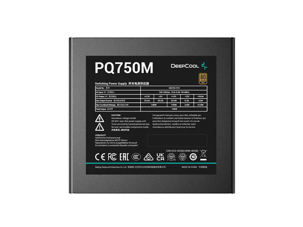 Захранване DeepCool PQ750M 23861_1.jpg