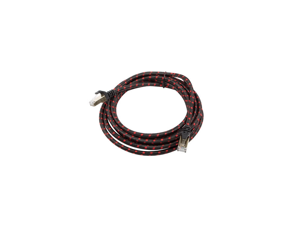 Кабел Genesis Patchcord Cat.7E Sftp 3M Black 14634_1.jpg