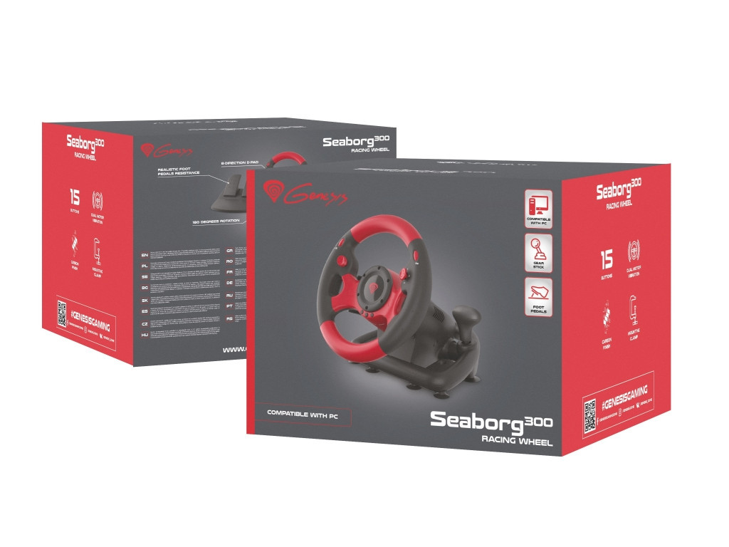 Волан Genesis Driving Wheel Seaborg 300 For PC 16762_14.jpg