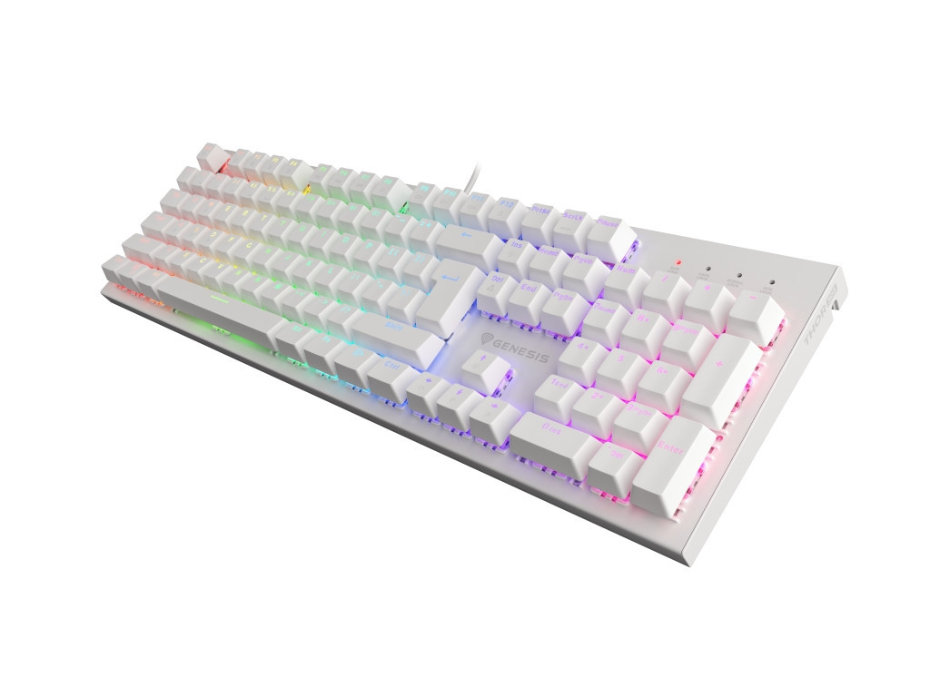 Клавиатура Genesis Gaming Keyboard Thor 303 White RGB Backlight US Layout Brown Switch 21103_15.jpg