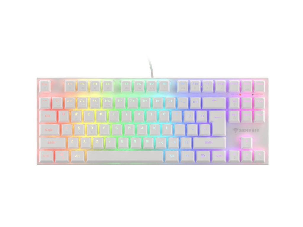 Клавиатура Genesis Gaming Keyboard Thor 303 TKL White RGB Backlight US Layout Brown Switch 21104.jpg