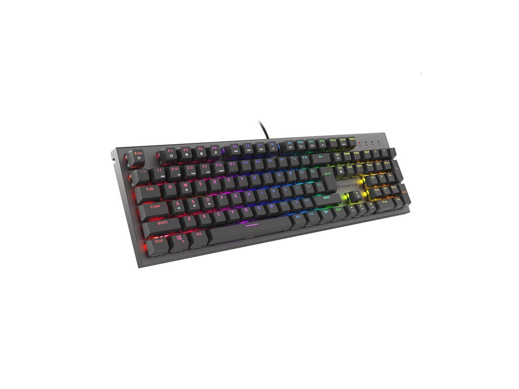 Клавиатура Genesis Mechanical Gaming Keyboard Thor 303 RGB Backlight Red Switch Hot Swap US Layout Black 23498.jpg