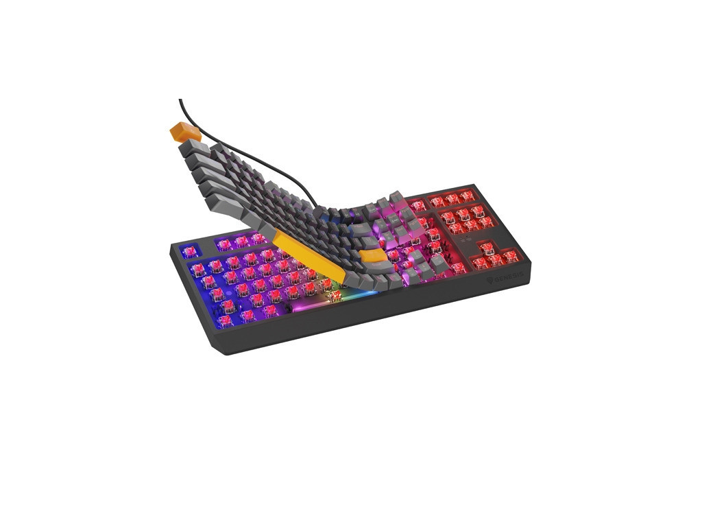 Клавиатура Genesis Gaming Keyboard Thor 230 TKL Anchor Gray Positive US RGB Mechanical Outemu Red 26089_6.jpg