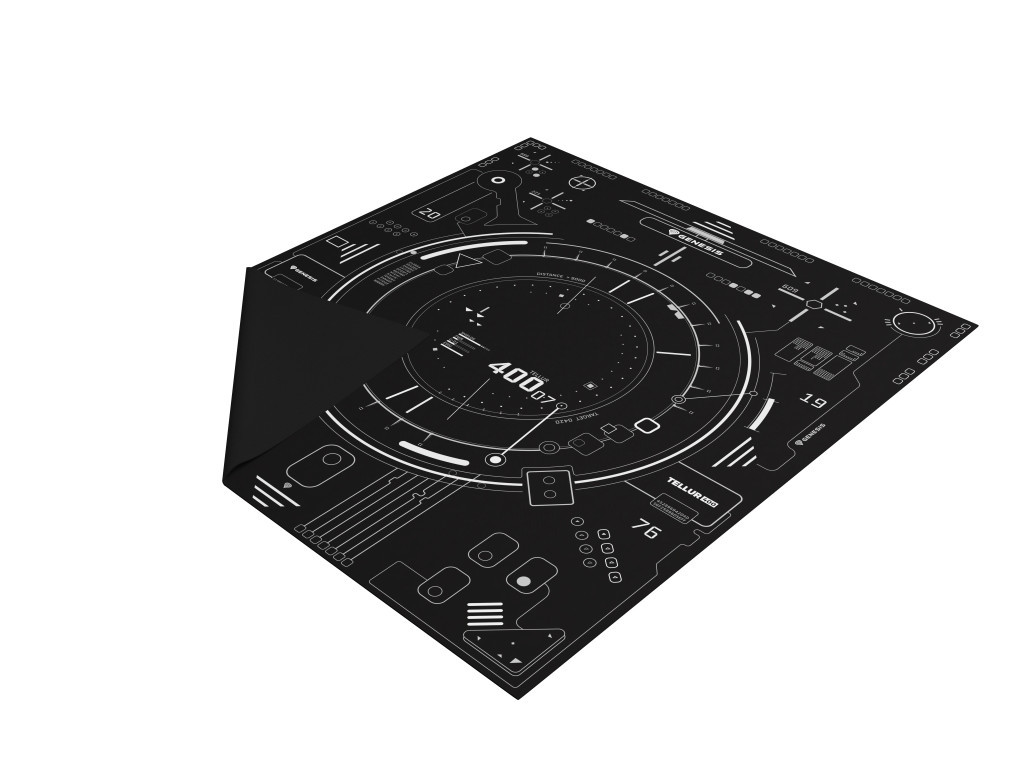 Протектор за под Genesis Protective Floor Mat Tellur 400 Square Hud 110X100cm 27364_1.jpg