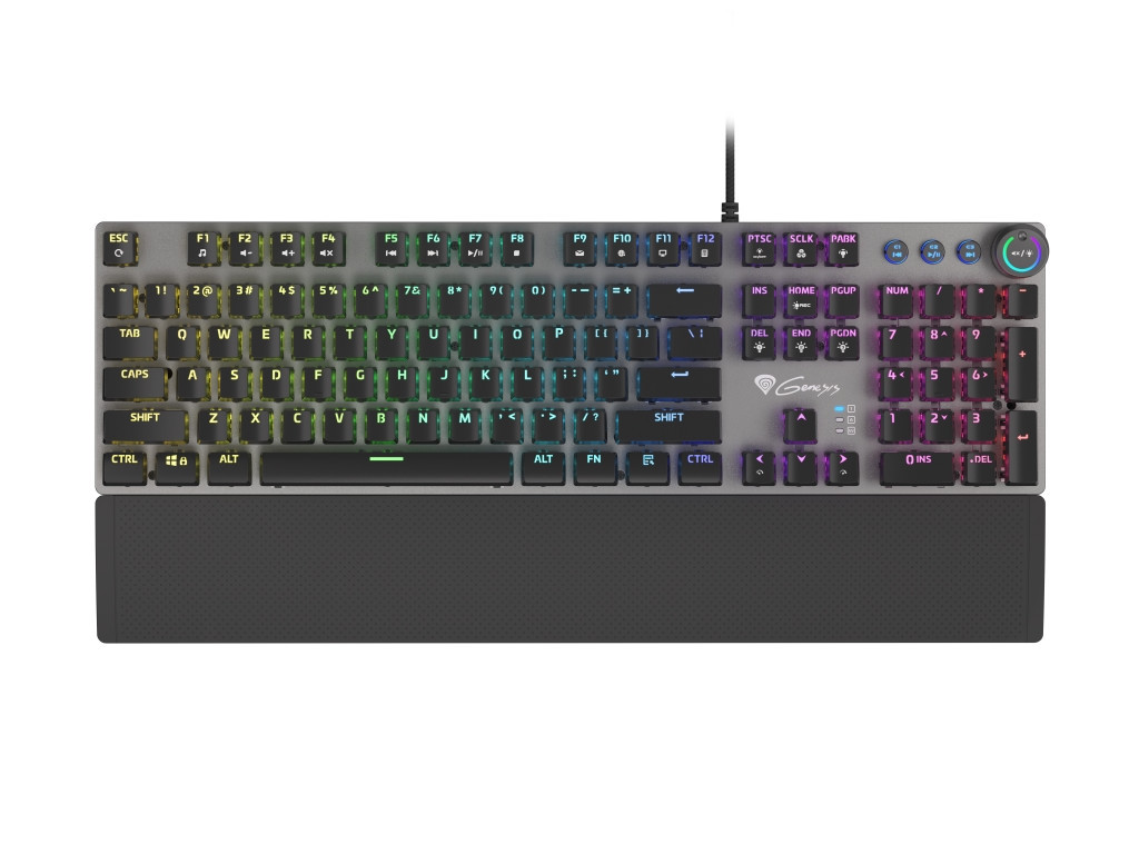 Клавиатура Genesis Mechanical Gaming Keyboard Thor 380 RGB Backlight Blue Switch US Layout Software 4077.jpg