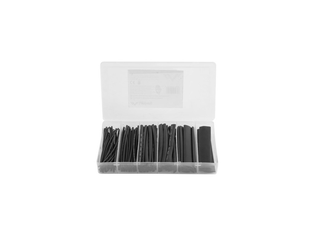 Термосвиваема кабелна връзка Lanberg 100pcs heat-shrinkable tubing kit 10297_1.jpg