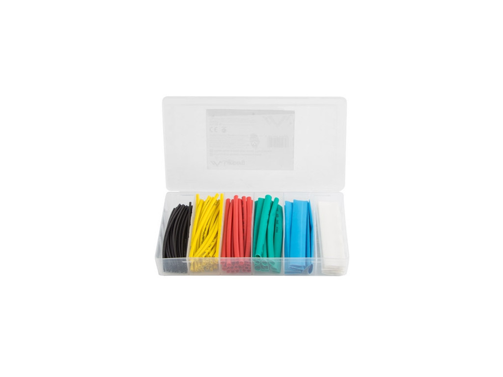 Термосвиваема кабелна връзка Lanberg 100pcs heat-shrinkable tubing kit 10298_1.jpg