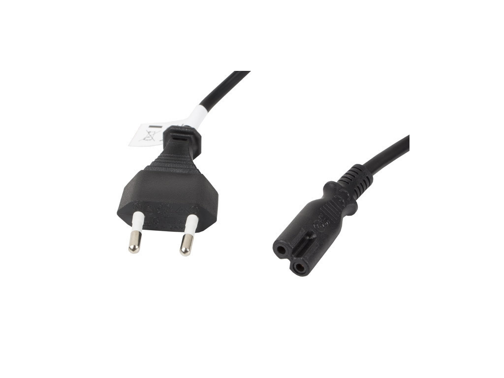 Кабел Lanberg CEE 7/16->IEC 320 C7 EURO (RADIO) Power Cord 3m VDE 19782.jpg