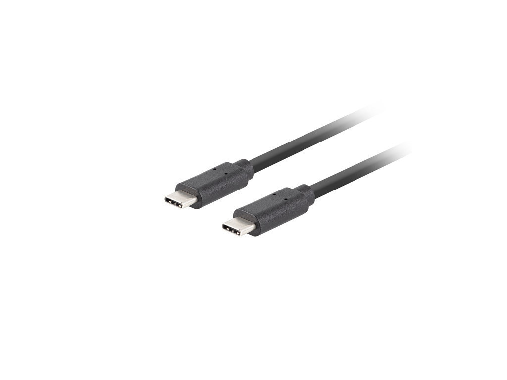 Кабел Lanberg Cable USB-C M/M 3.1 GEN 2 CABLE 1.8M 10GB/S PD100W Black 24233.jpg