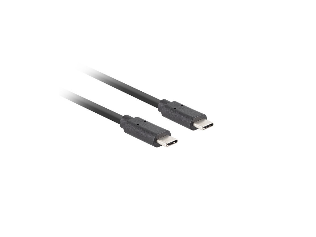 Кабел Lanberg Cable USB-C M/M 3.1 GEN 2 CABLE 1.8M 10GB/S PD100W Black 24233_1.jpg