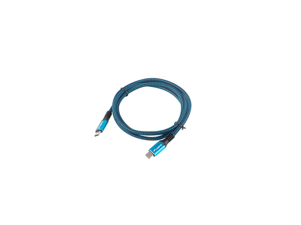 Кабел Lanberg USB-C M/M 4.0 cable 1.2m 100W 8K 30HZ Black-Blue 24236_10.jpg