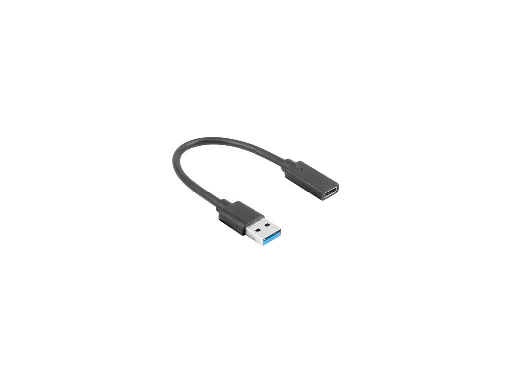 Кабел Lanberg USB-C (F) -> USB-A(M) cable 0.15 m 26902_1.jpg