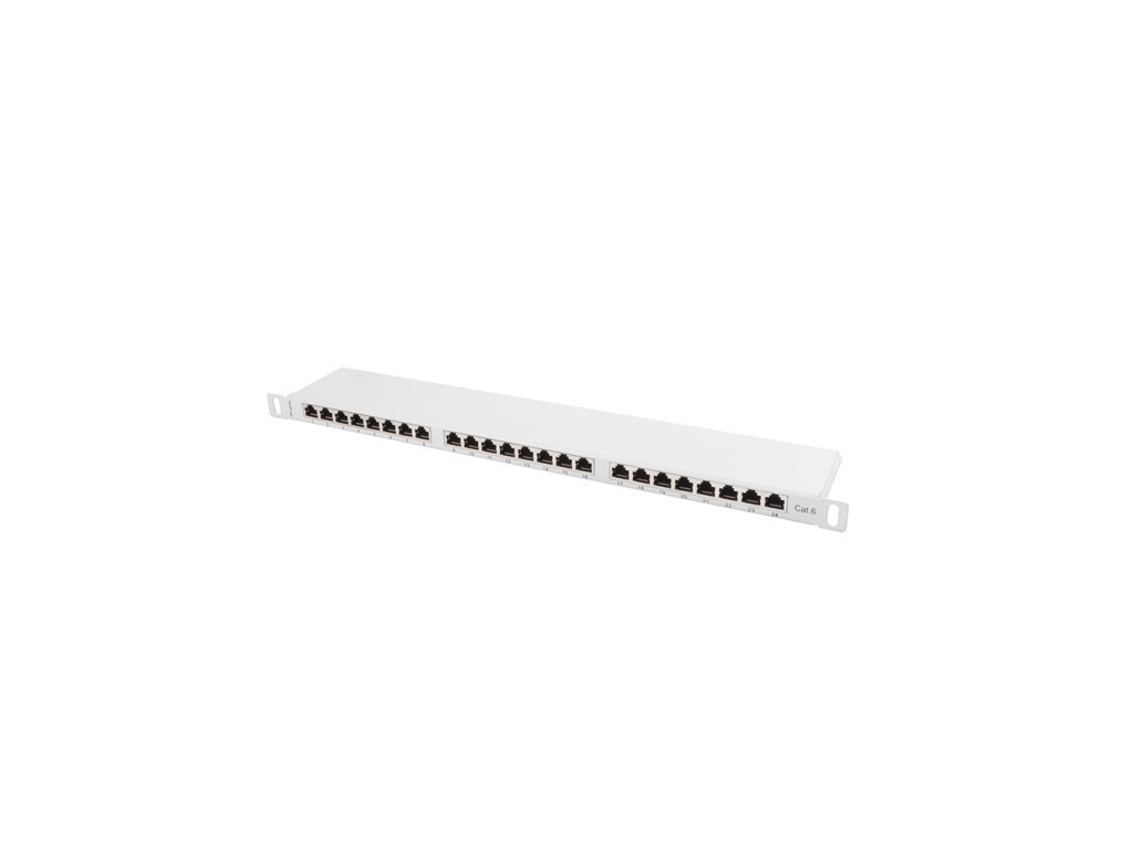 Пач панел Lanberg patch panel 24 port 0.5U CAT.6 shielded 6344_1.jpg