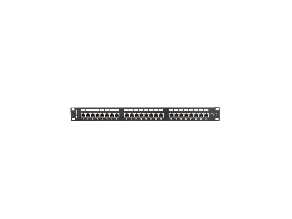 Пач панел Lanberg patch panel 24 port 1U CAT.6 shielded 6345.jpg