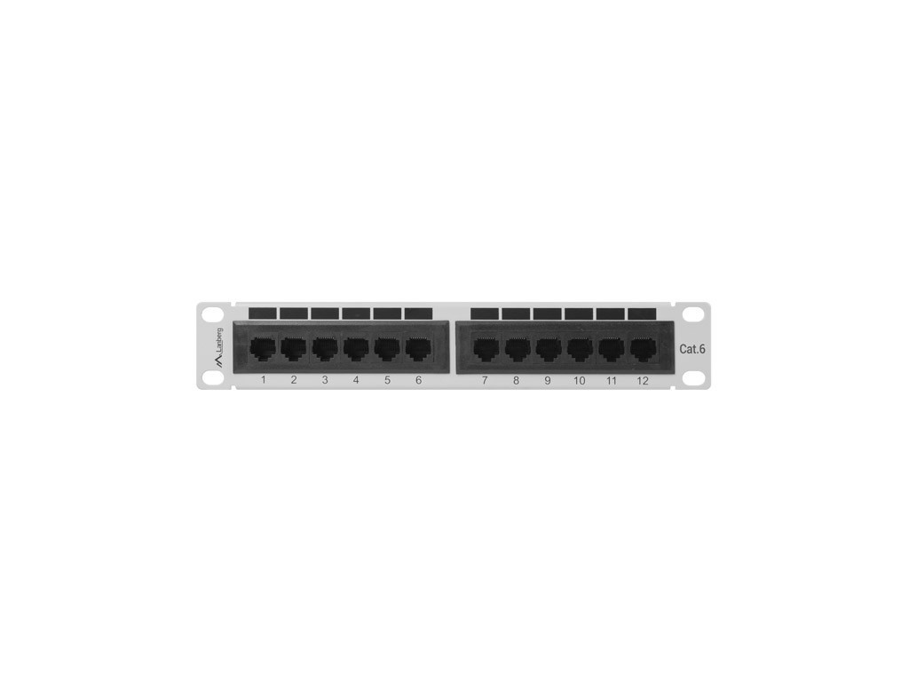 Пач панел Lanberg patch panel 12port 1U 10" CAT.6 6362_15.jpg