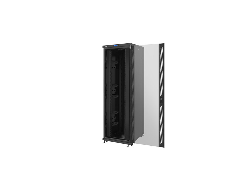 Комуникационен шкаф Lanberg rack cabinet 19" free-standing 42U / 800x1000 self-assembly flatpack with glass door LCD 9534_10.jpg