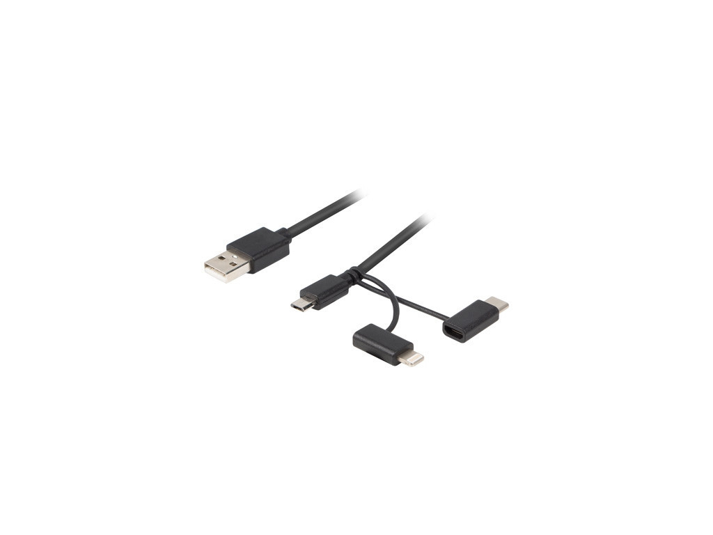 Кабел Lanberg 3in1 cable USB-A (M) -> MICRO-B (M) + LIGHTNING (M) + USB-C (M) 2.0 1.8m 9818.jpg