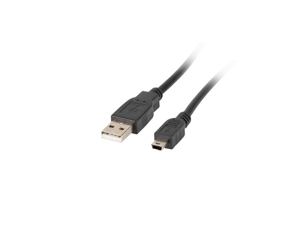 Кабел Lanberg USB MINI-B(M) ->  USB-A (M) 2.0 cable 1.8m 9848.jpg