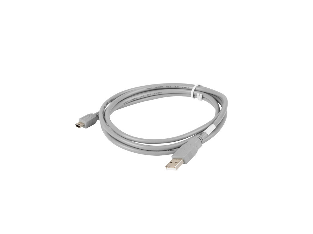 Кабел Lanberg USB MINI-B(M) ->  USB-A (M) 2.0 cable 1.8m 9849_1.jpg