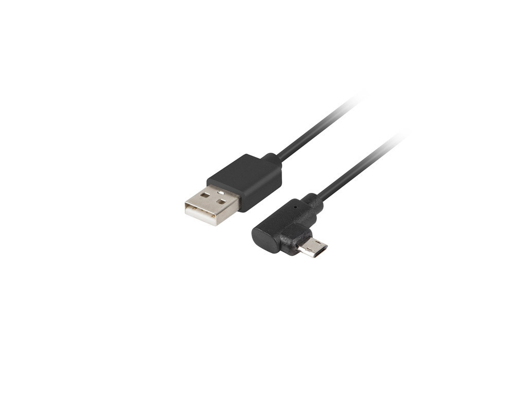 Кабел Lanberg USB MICRO-B (M)  ->  USB-A (M) 2.0 cable 1.8m angled left/right micro easy-USB 9863_1.jpg