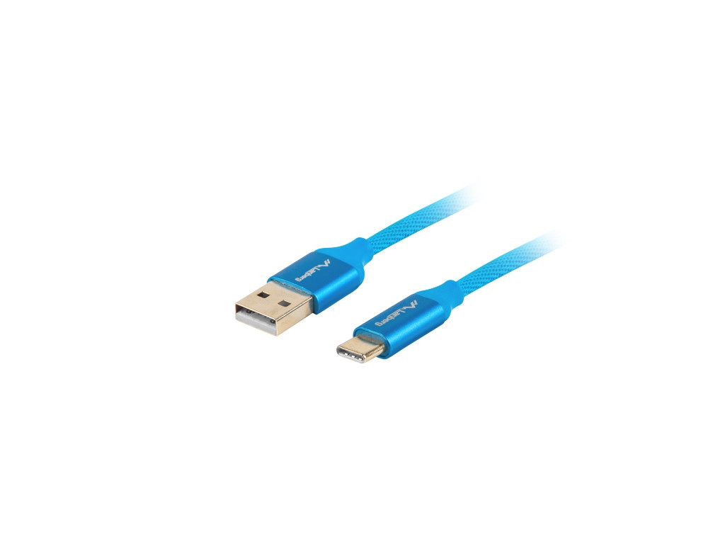 Кабел Lanberg USB-C(M) ->  USB-A (M) 2.0 cable 0.5m 9882_1.jpg