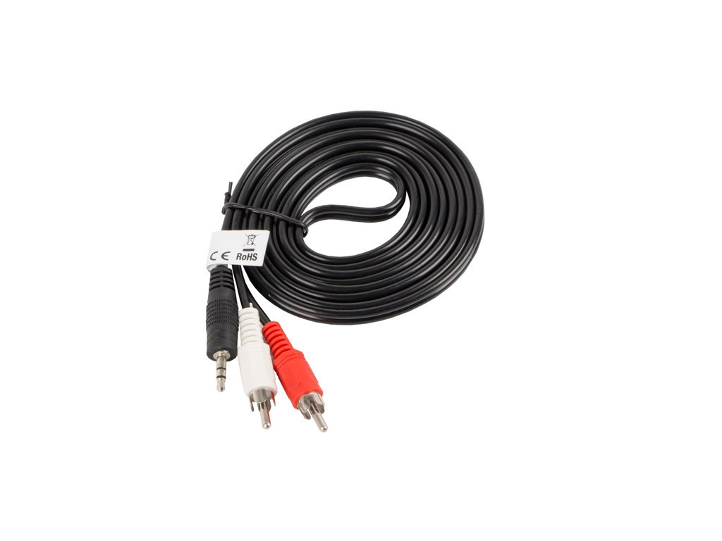 Кабел Lanberg mini jack 3.5mm (M) 3 pin -> 2X RCA (chinch) (M) cable 2m 9910_1.jpg