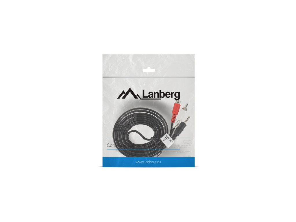 Кабел Lanberg mini jack 3.5mm (M) 3 pin -> 2X RCA (chinch) (M) cable 2m 9910_11.jpg