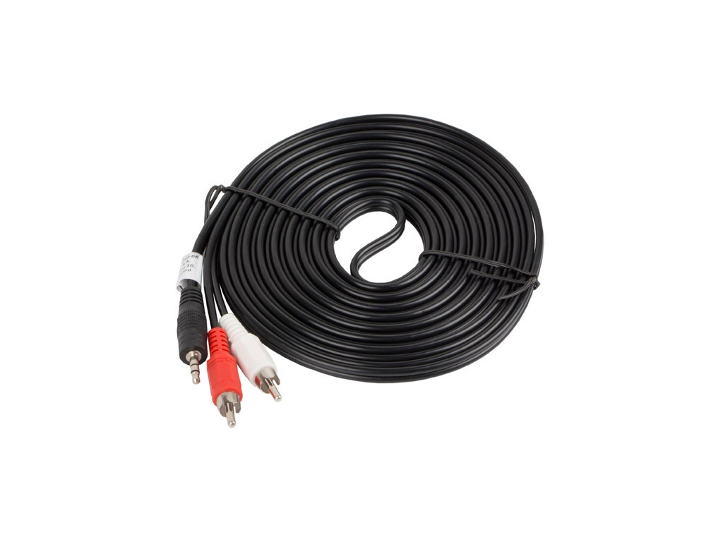 Кабел Lanberg mini jack 3.5mm (M) 3 pin -> 2X RCA (chinch) (M) cable 5m 9911_1.jpg