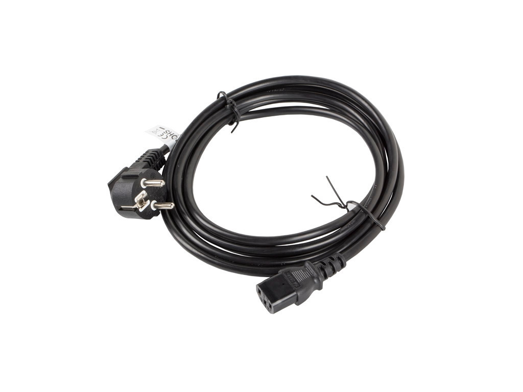 Кабел Lanberg CEE 7/7 -> IEC 320 C13 power cord 3m VDE 9974_1.jpg