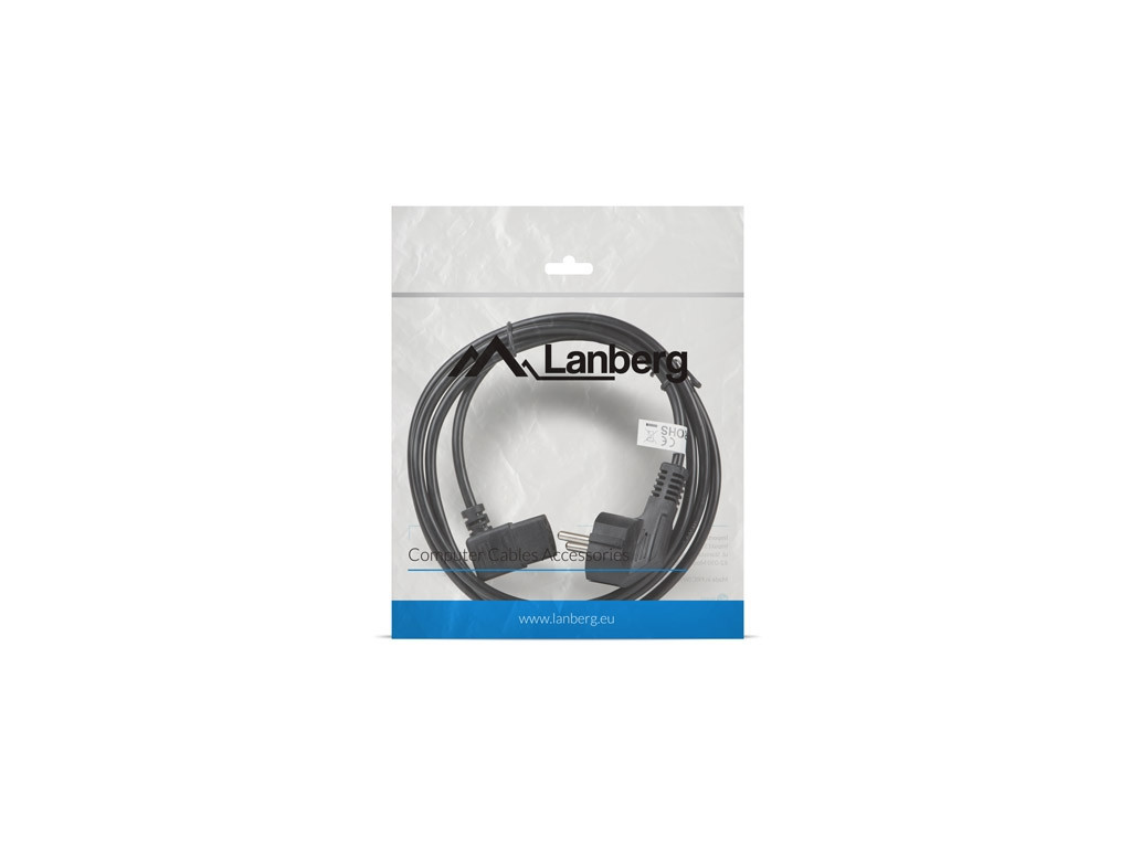 Кабел Lanberg CEE 7/7 -> IEC 320 C13 power cord 1.8m angled right VDE 9977_11.jpg