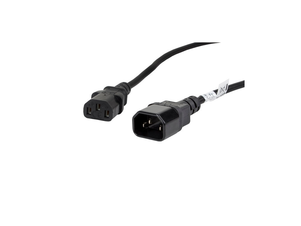 Кабел Lanberg extension power supply cable IEC 320 C13 -> C14 1.8m VDE 9980.jpg