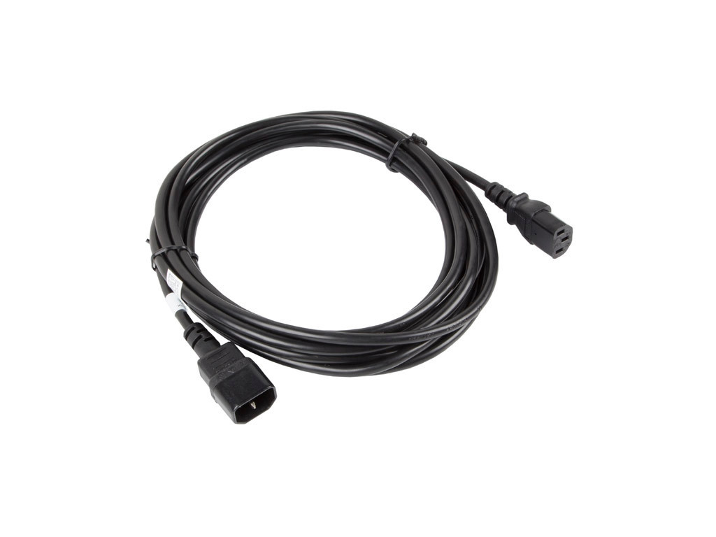 Кабел Lanberg extension power supply cable IEC 320 C13 -> C14 5m VDE 9982_1.jpg