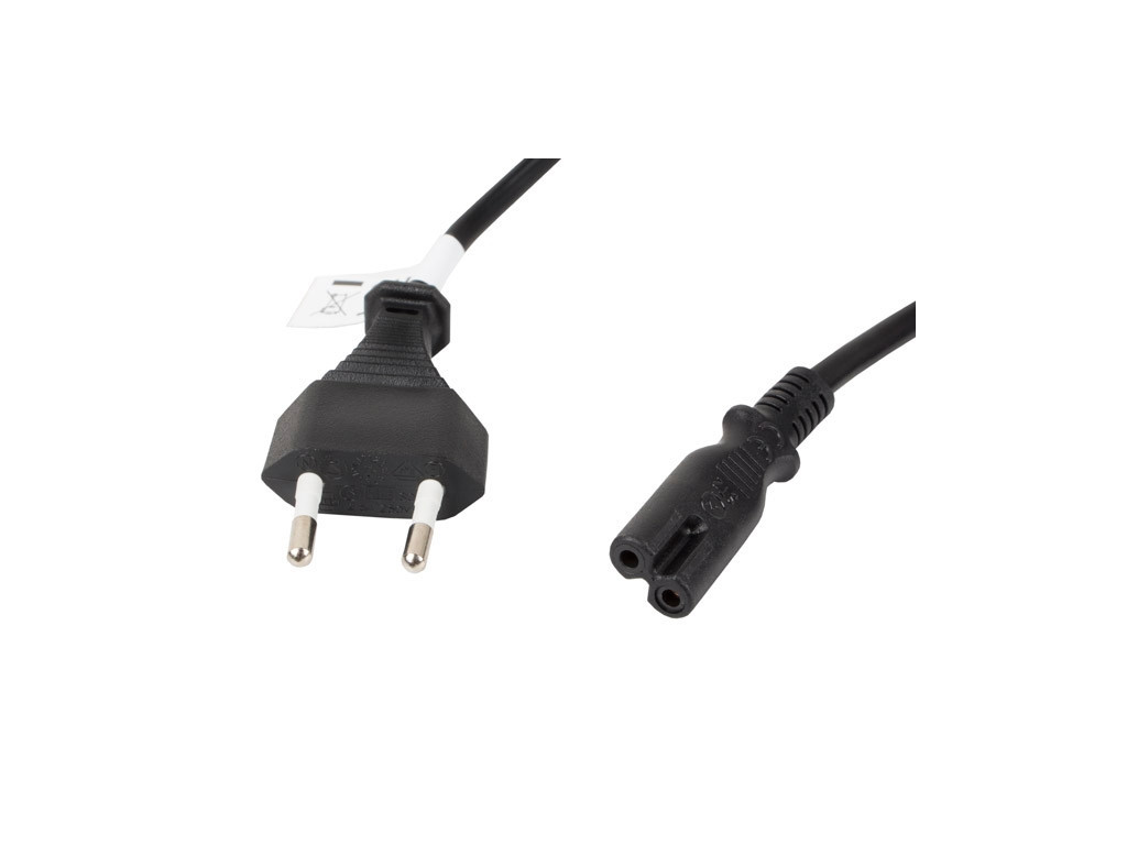 Кабел Lanberg CEE 7/16 -> IEC 320 C7 EURO (RADIO) power cord 1.8m VDE 9989.jpg